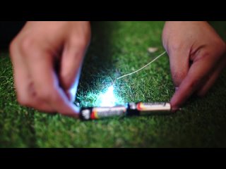 100 batteries lit the whole street