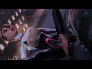 spider gwen x venom xray 4k60fps guiltyk 2160p